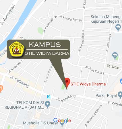 Campus Map & Location (Google Map) College of Economic Widya Darma Surabaya Afternoon Evening Course Pts Ptn